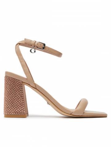 Guess Босоніжки FLJGEL LEA03 Бежевий Guess Босоніжки FLJGEL LEA03 Бежевий