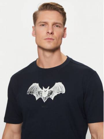 BOSS Футболка Spiderbat 50534924 Cиній Regular Fit BOSS Футболка Spiderbat 50534924 Cиній Regular Fit