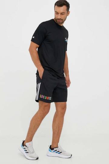 Тренировочные шорты adidas Performance Pride Tiro Downtime цвет чёрный Тренировочные шорты adidas Performance Pride Tiro Downtime цвет чёрный