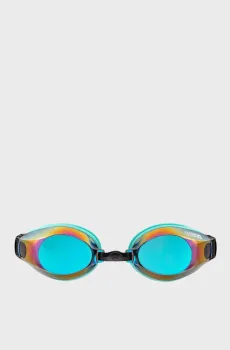 Бирюзовые очки для плавания ZOOM X-FIT MIRROR Бирюзовый ONESIZE Arena 009439-112