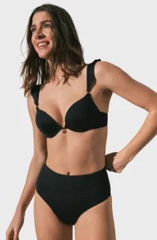 Женские черные моделирующие трусики от купальника Черный S womensecret 6463638