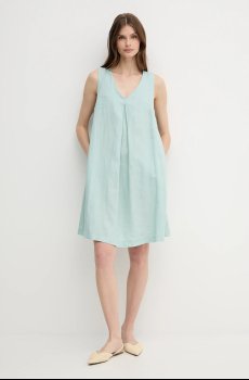 Льняное платье United Colors of Benetton
