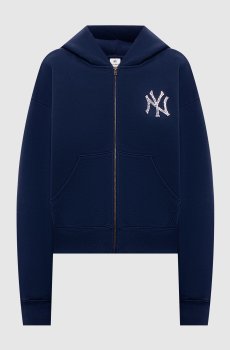 Синяя утепленная спортивная куртка Yankees