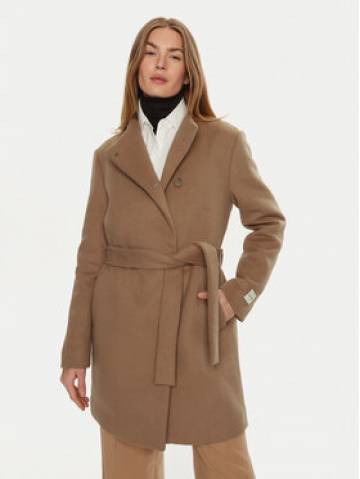 Calvin Klein Вовняне пальто K20K207700 Бежевий Regular Fit Calvin Klein Вовняне пальто K20K207700 Бежевий Regular Fit