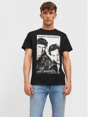 Jack&Jones Футболка Home 12222006 Чорний Regular Fit Jack&Jones Футболка Home 12222006 Чорний Regular Fit