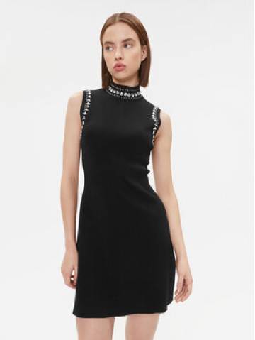 Gaudi Трикотажна сукня 321FD13006 Чорний Regular Fit Gaudi Трикотажна сукня 321FD13006 Чорний Regular Fit