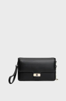 Женский черный клатч HERITAGE Черный ONESIZE Tommy Hilfiger AW0AW18288