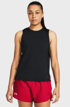 Женская черная майка UA Launch Elite Tank Черный XS Under Armour 1383363-001