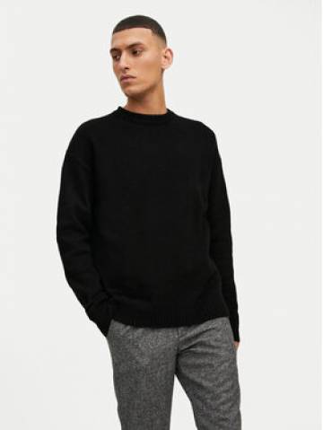 Jack&Jones Светр Rollie 12215468 Чорний Relaxed Fit Jack&Jones Светр Rollie 12215468 Чорний Relaxed Fit