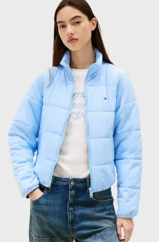 Женская голубая куртка TJW REG LW PADDED JACKET EXT Голубой XS Tommy Jeans DW0DW20958