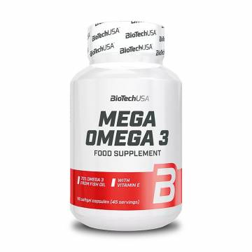 Омега 3 BioTech USA Mega Omega 3, 90 гелевих капсул Омега 3 BioTech USA Mega Omega 3, 90 гелевих капсул