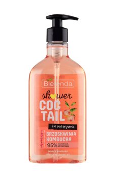Освежающий гель для душа Bielenda Coctail Shower Peach Kombucha, 400 мл