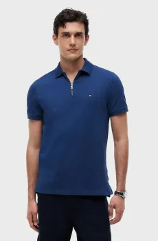 Мужское синее поло AIRDOT Синий M Tommy Hilfiger MW0MW42762