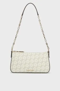 Женская светло-серая сумка с узором EMPIRE MD CHAIN POUCHETTE Серый ONESIZE Michael Kors 32H3G8EW6B