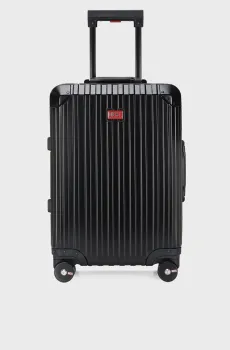 Черный чемодан ALUMINUM TROLLEY Черный S Diesel DSL002.1