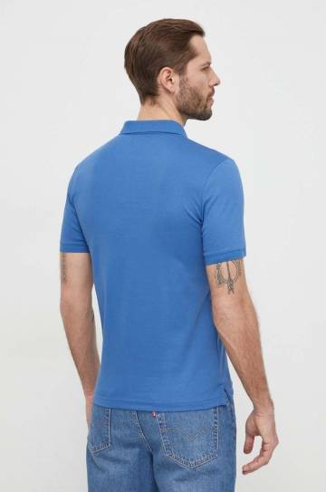 Хлопковое поло Calvin Klein однотонный Хлопковое поло Calvin Klein однотонный