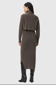 Платье и кардиган с добавлением шерсти AllSaints