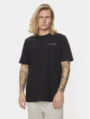 adidas Футболка Graphic IS0282 Чорний Regular Fit adidas Футболка Graphic IS0282 Чорний Regular Fit