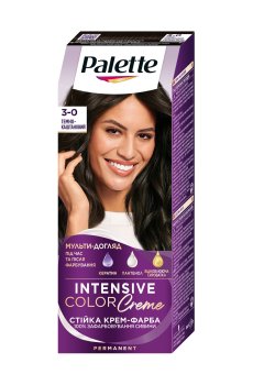 Стойкая крем-краска для волос Palette Интенсивный цвет, 3-0 Темно-каштановый, 110 мл