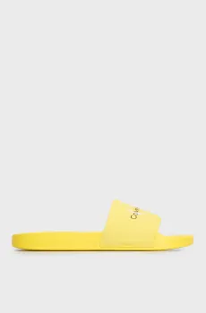 Женские желтые слайдеры SLIDE MONOGRAM Желтый 36 Calvin Klein YW0YW00103