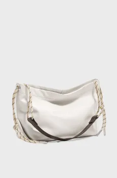 Женская белая кожаная сумка Белый ONESIZE Bimba Y Lola 261BBAJ6N.11060