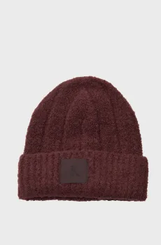Мужская бордовая шапка BOUCLE Бордовый ONESIZE Calvin Klein LV04D8065G