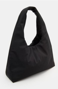 Сумка на плече типу hobo - чорний