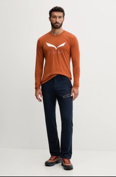 Спортивный лонгслив Salewa Solidlogo