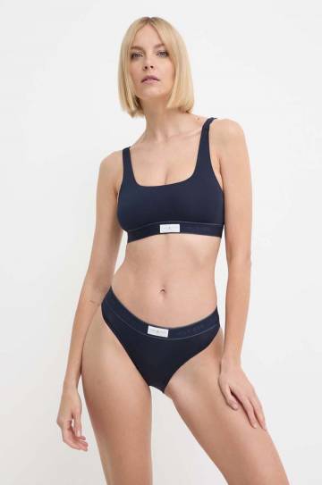 Бюстгальтер Tommy Hilfiger цвет синий однотонный Бюстгальтер Tommy Hilfiger цвет синий однотонный