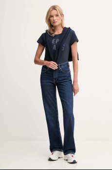 Хлопковая футболка Pepe Jeans