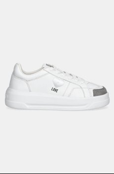 Кожаные кроссовки Love Moschino