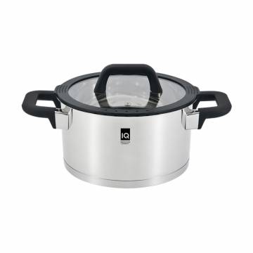 Уценка! Кастрюля IQ Be Traditional с крышкой, 22 см, 4.3 л (IQ-2046-22)