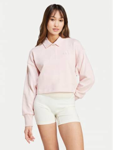 adidas Світшот ALL SZN French Terry IY6795 Рожевий Regular Fit adidas Світшот ALL SZN French Terry IY6795 Рожевий Regular Fit