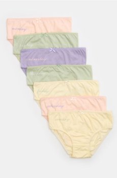 Трусики сліп 7 штук у наборі - різнобарвний