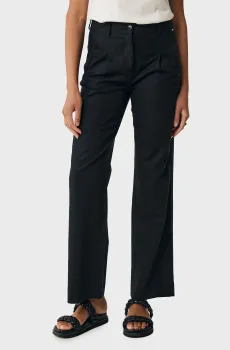 Женские черные льняные брюки Черный 40 Mexx MF006901341W