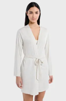 Женский белый пеньюар KITTY Белый S Etam 6557895
