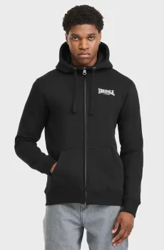 Мужское черное худи BURRARD Черный XL Lonsdale 117919