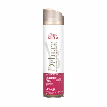 Лак для волос WELLA Deluxe Luxurious Shine суперсильная фиксация, 250 мл Лак для волос WELLA Deluxe Luxurious Shine суперсильная фиксация, 250 мл