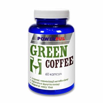 Зеленый кофе Красота и здоровье Powerful Green Coffee, 60 капсул Зеленый кофе Красота и здоровье Powerful Green Coffee, 60 капсул