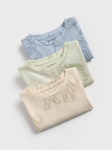 Reserved - BOYS` T-SHIRT - блідо-зелений - 598CJ-07X Reserved - BOYS` T-SHIRT - блідо-зелений - 598CJ-07X