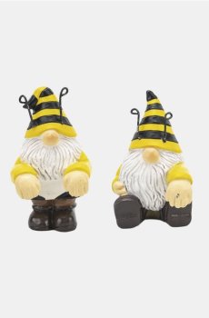 Декоративні садові гноми на горщики 2 pack - жовтий