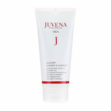 Мужской гель-шампунь для душа Juvena Men Rejuven Moisture Boost Shower & Shampoo Gel, 200 мл Мужской гель-шампунь для душа Juvena Men Rejuven Moisture Boost Shower & Shampoo Gel, 200 мл