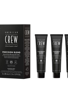 Мужская система маскировки седины American Crew Precision Blend Medium Natural (уровень 4-5), 120 мл