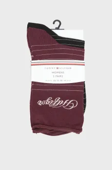 Женские носки (2 пары) STRIPE Разноцветный 35-38 Tommy Hilfiger 701236455