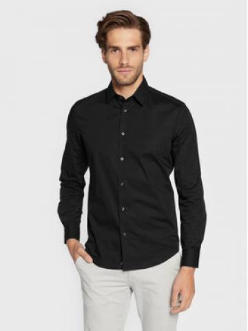 Sisley Сорочка 5CNX5QL19 Чорний Slim Fit Sisley Сорочка 5CNX5QL19 Чорний Slim Fit