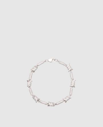 серебристый браслет Barbed Wire серебристый браслет Barbed Wire
