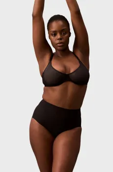 Женские черные трусики SCULPTED FIRM MESH BRIEF Черный XXL Calvin Klein LV00QF8166