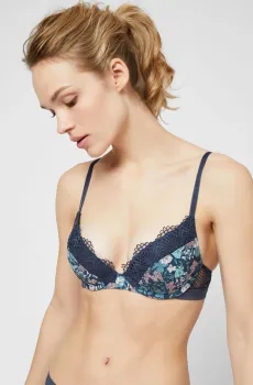 Женский синий бюстгальтер пуш-ап PENSEE Синий 70C Etam 6517184