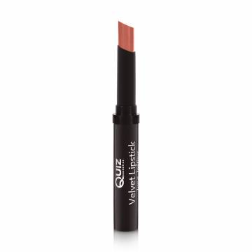 Стойкая помада для губ Quiz Cosmetics Velvet Lipstick Long Lasting 104 Cappu-Ccino, 3 г Стойкая помада для губ Quiz Cosmetics Velvet Lipstick Long Lasting 104 Cappu-Ccino, 3 г