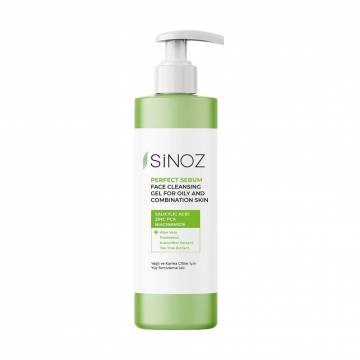 Очищающий гель Sinoz Perfect Sebum Face Cleaning Gel для жирной и комбинированной кожи лица, 400 мл Очищающий гель Sinoz Perfect Sebum Face Cleaning Gel для жирной и комбинированной кожи лица, 400 мл